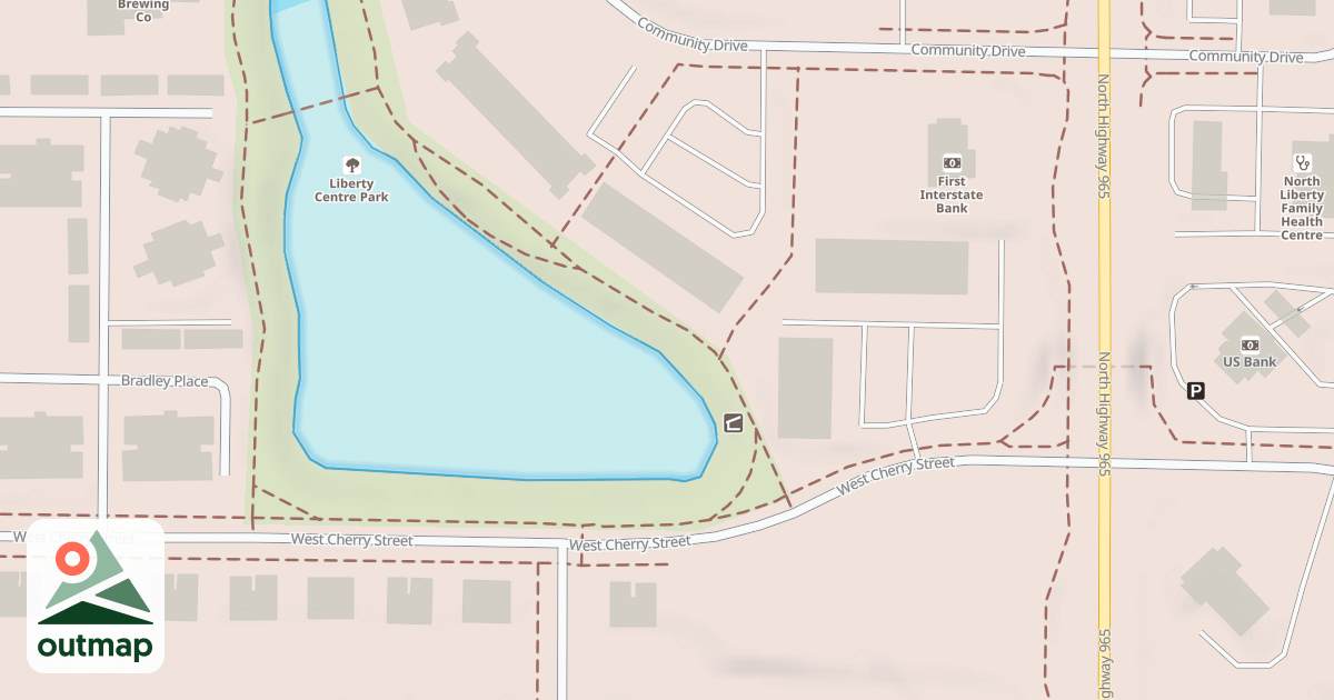 Map of North Ridge Trail