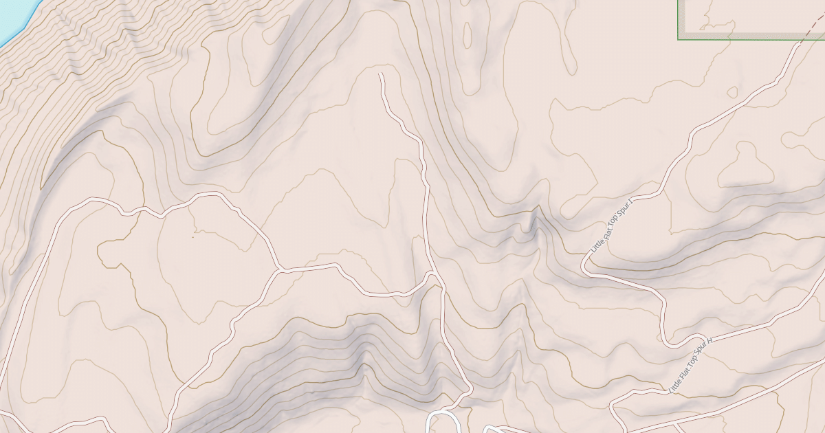 Map preview of LITTLE FLAT TOP