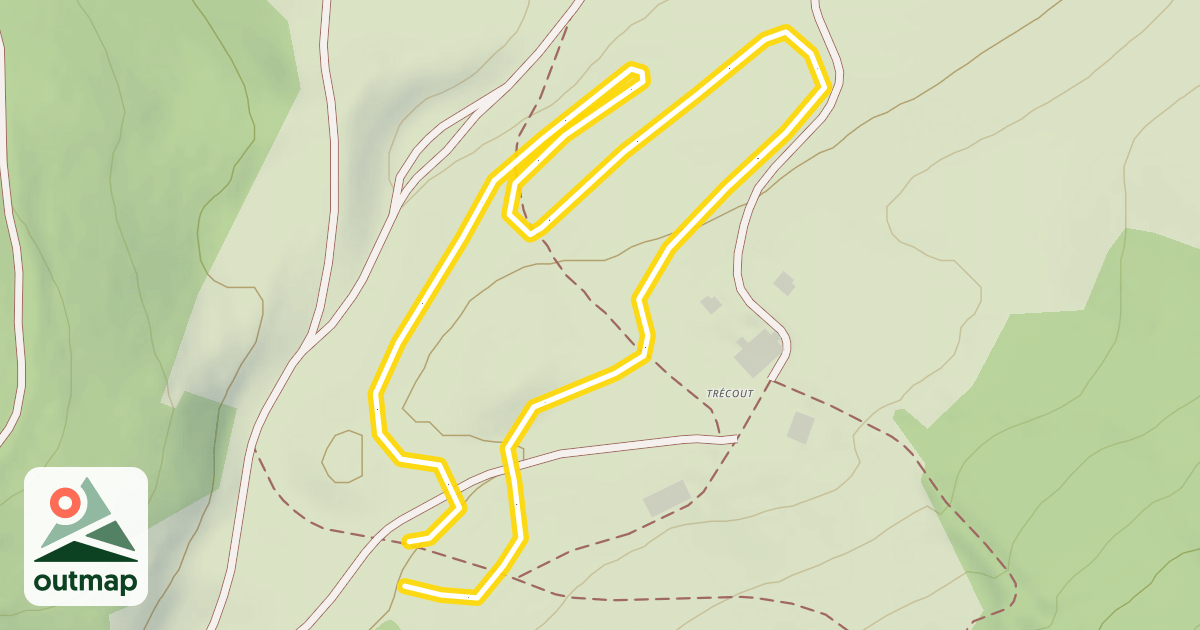 Map of Boucle de Trécout