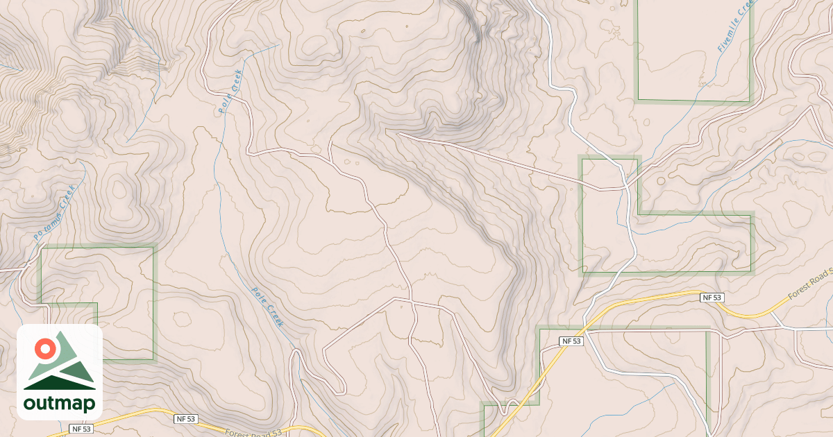 Map of USFS Motor Vehicle Use Map Roads {376AFBA9-9275-4F7C-8899-FE1268A25C07}