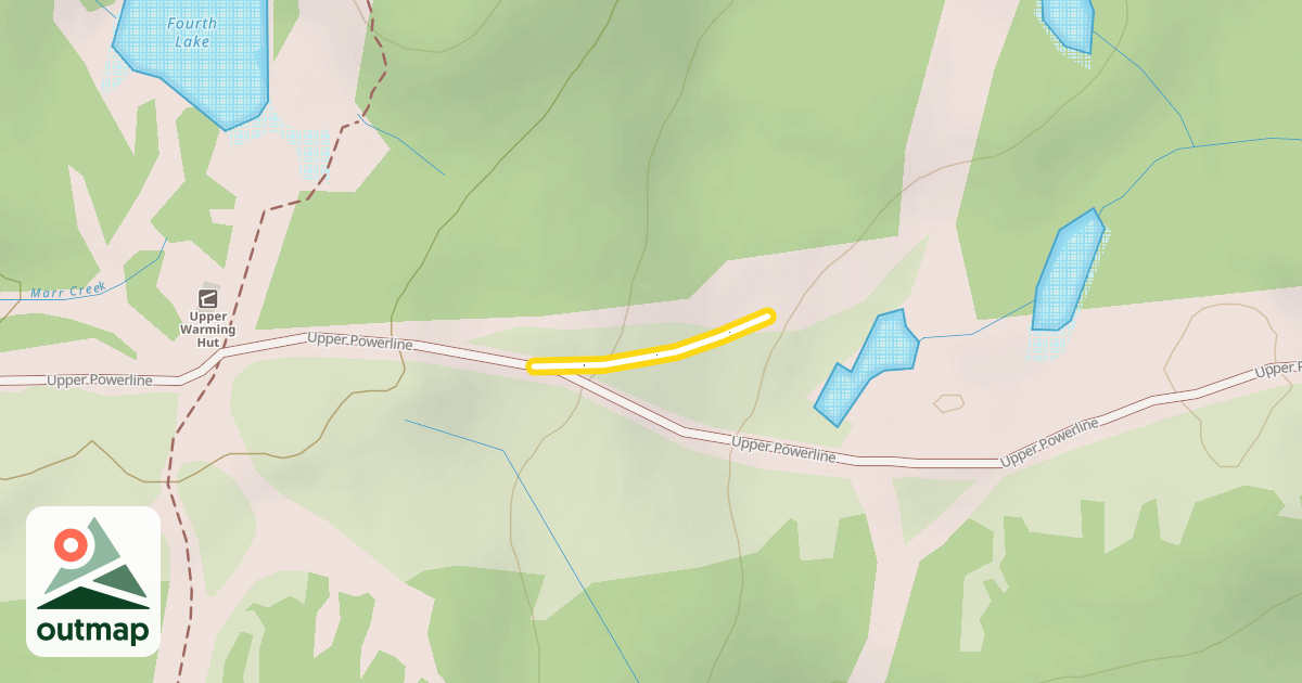 Map of Hunter's Powerline