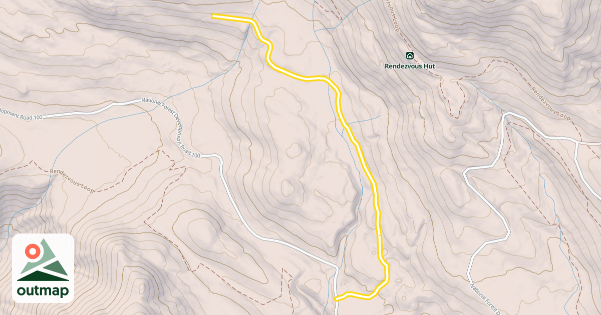 Map of Cassal Creek Loop