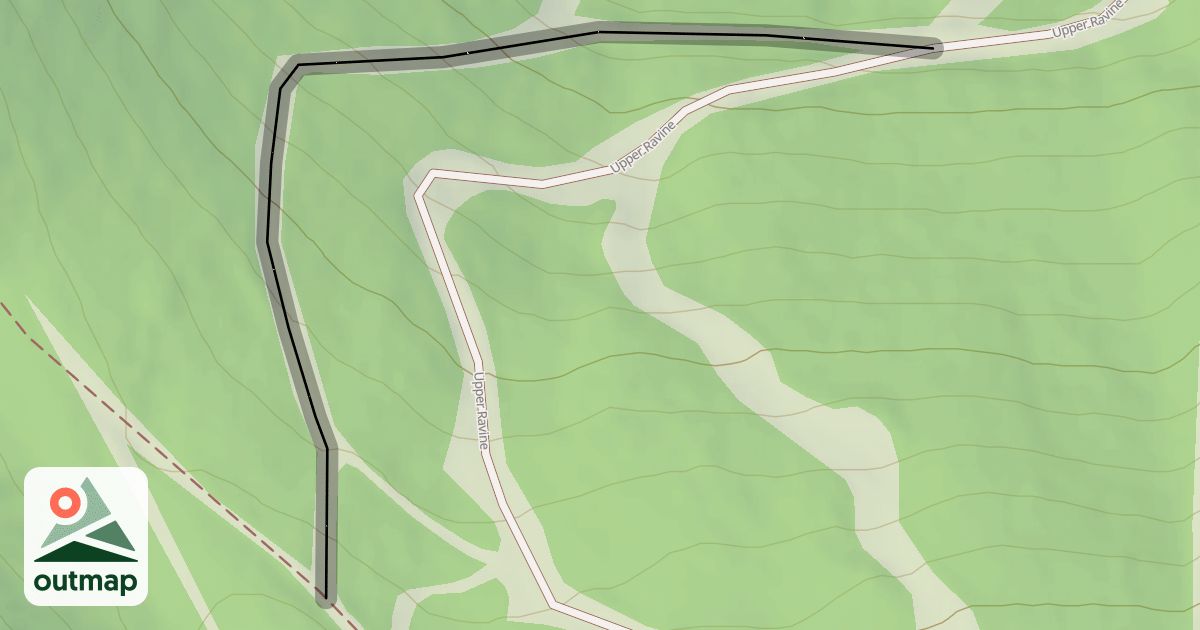 Map of Upper Hardscrabble