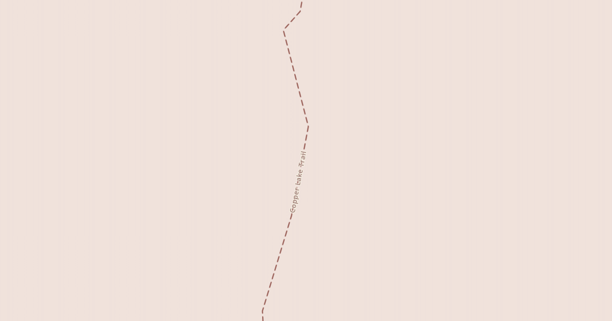 Map preview of Copper Lake Trail