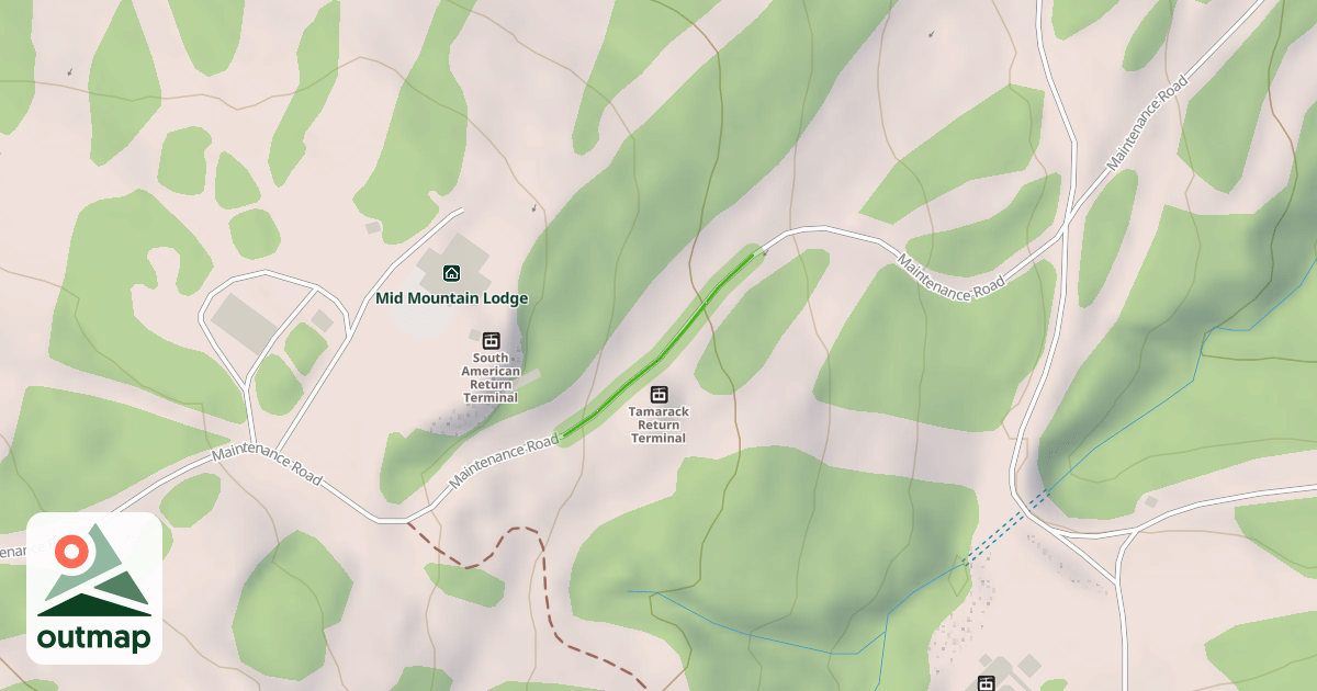 Map of Maintenance Road