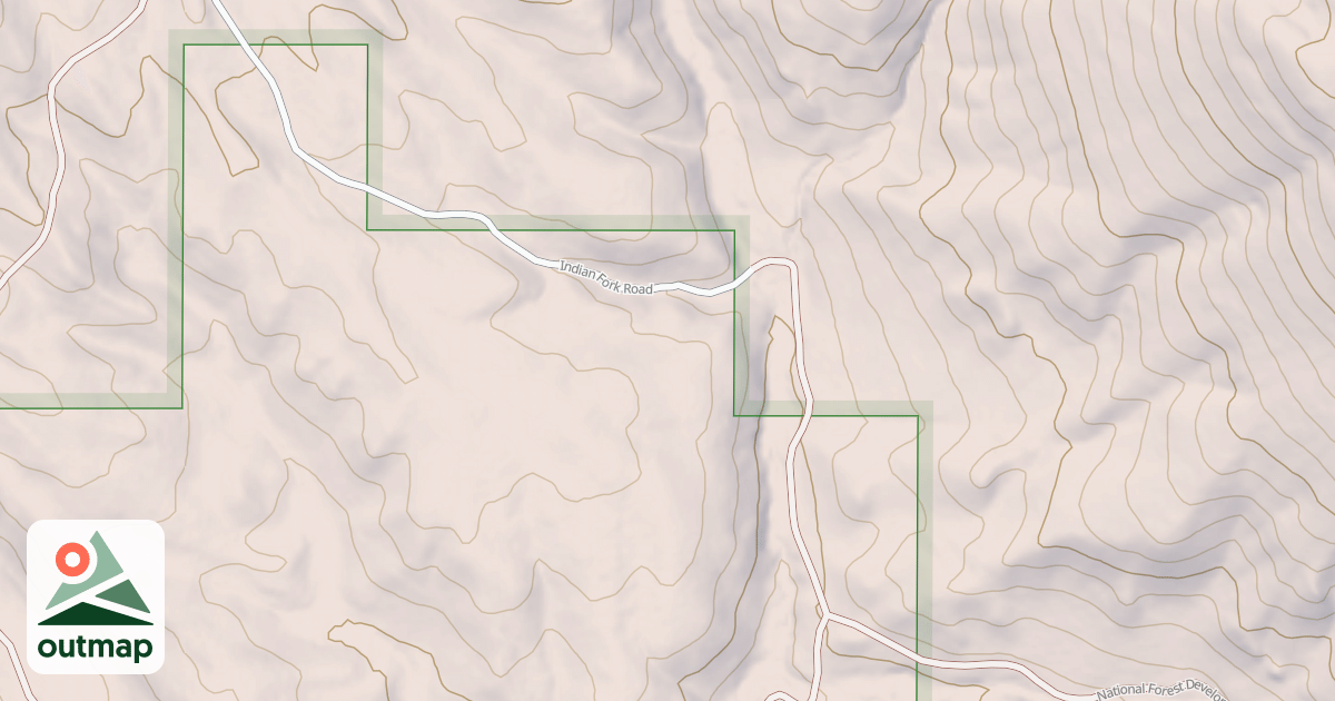 Map of INDIAN FORK CONNECTOR