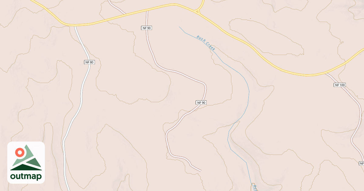 Map of USFS Motor Vehicle Use Map Roads {74D7AB30-8780-48E6-B8EB-6FE52805E683}