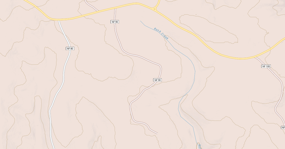 Map preview of USFS Motor Vehicle Use Map Roads {74D7AB30-8780-48E6-B8EB-6FE52805E683}