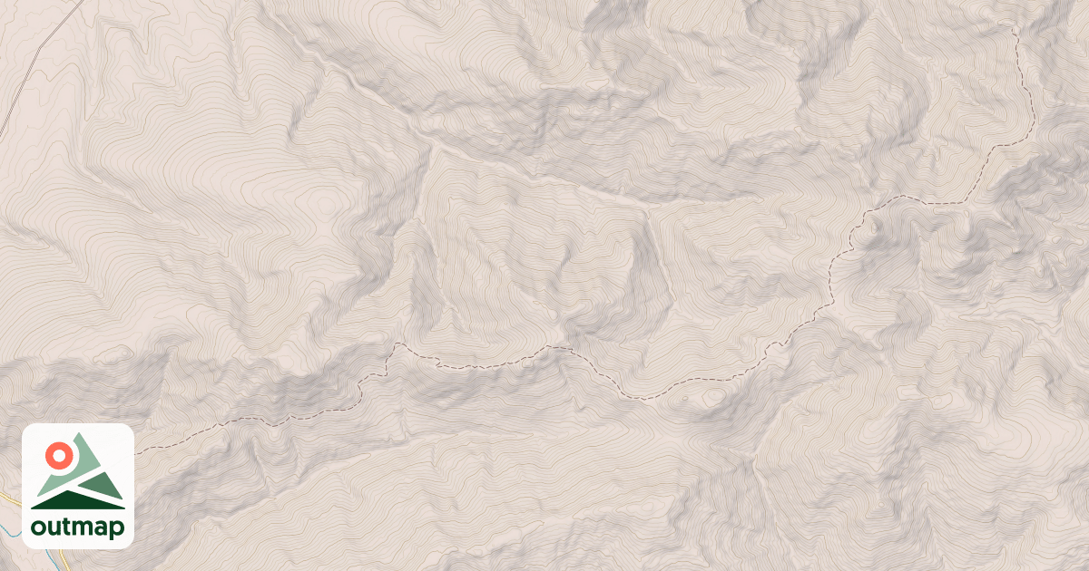 Map of Skyline Drive (Road)