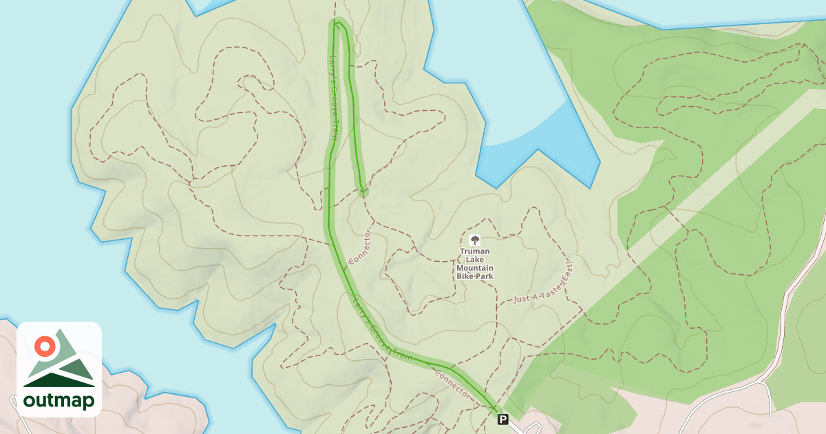 Map of Larry's Groove Train