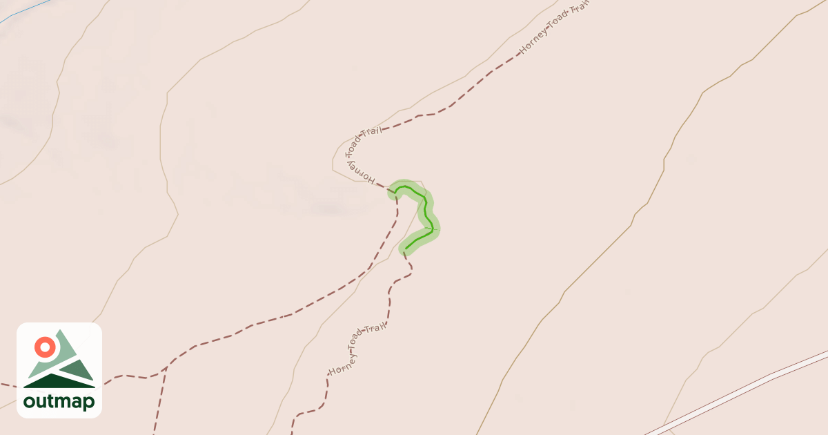 Map of Horney Toad Trail