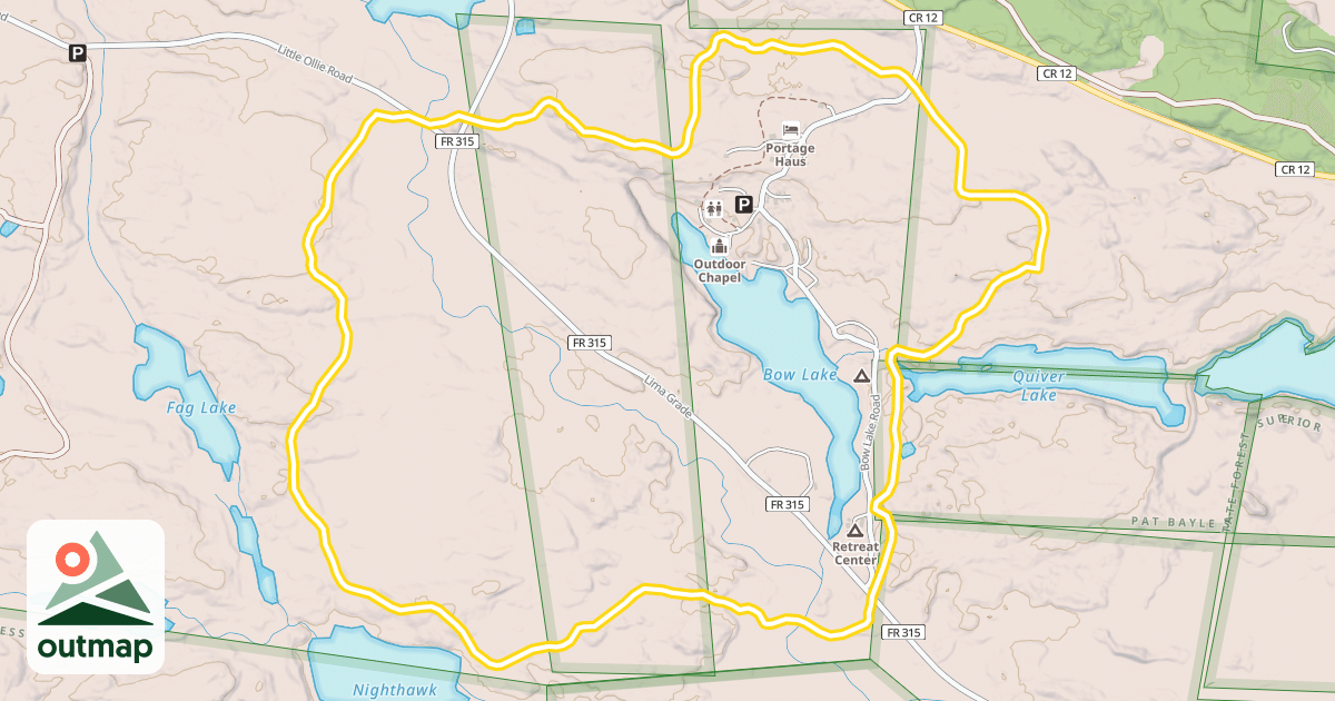 Map of Poplar Creek Trail