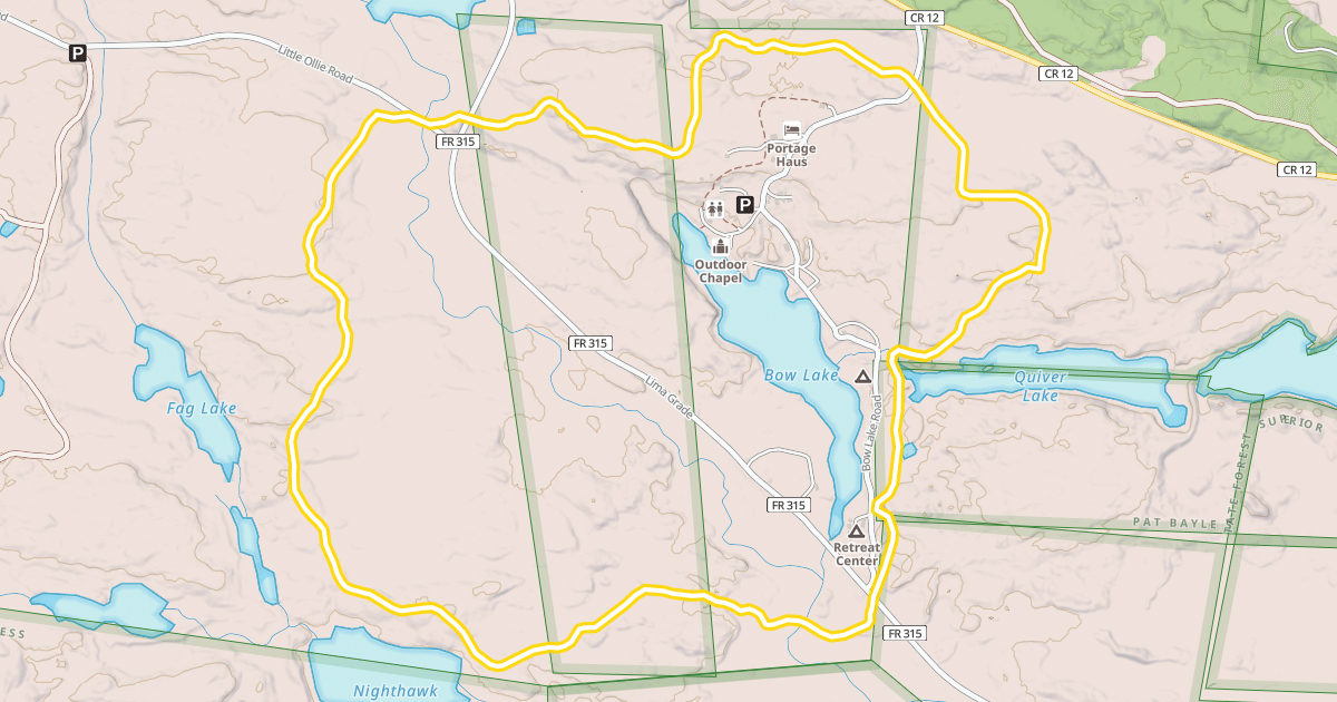 Map preview of Poplar Creek Trail