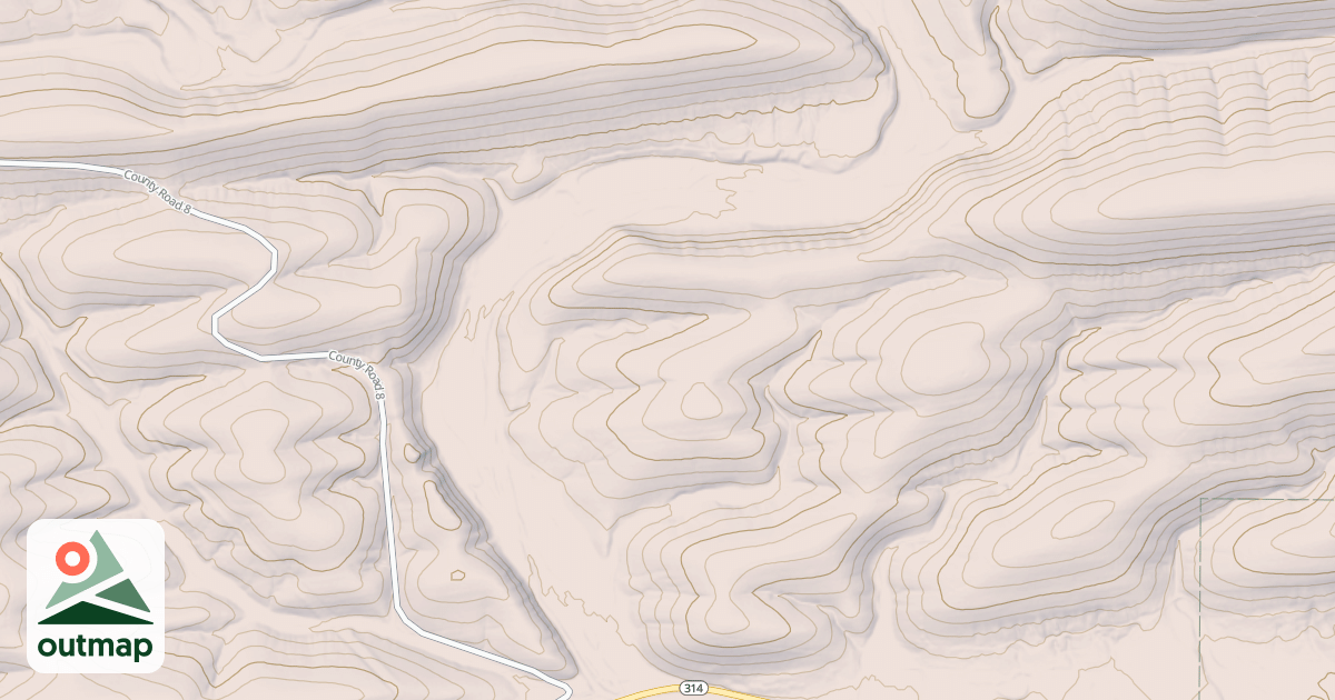 Map of BUCHANNAN CREEK