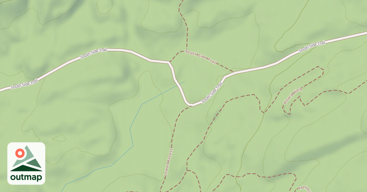 Map of Southside Trail