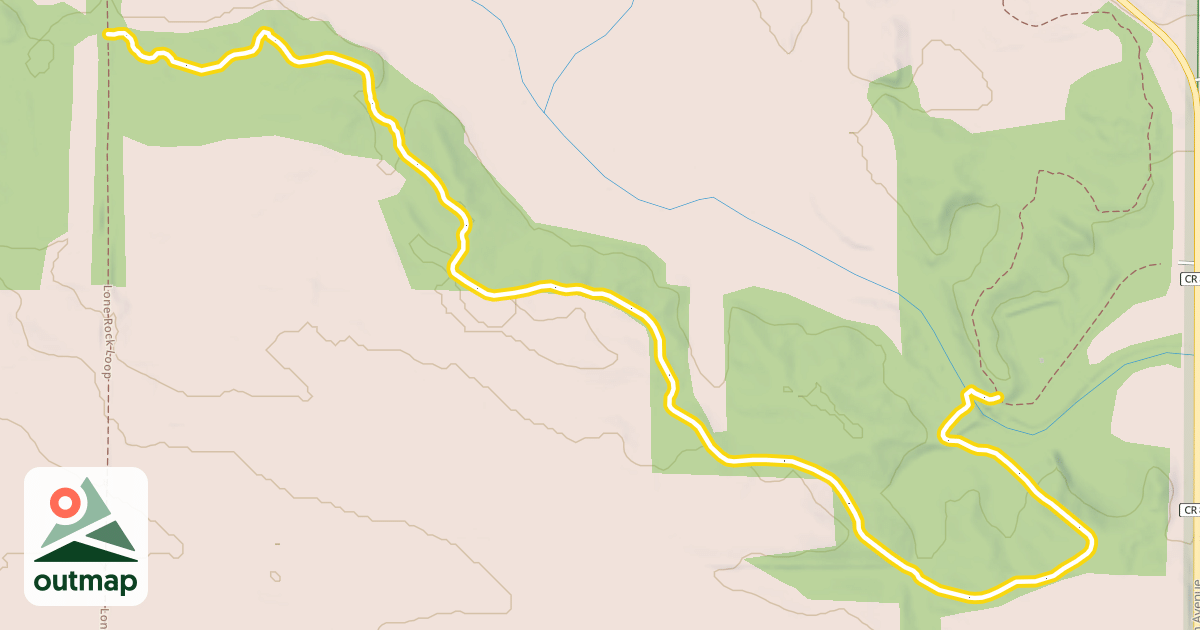 Map of Wetland Loop
