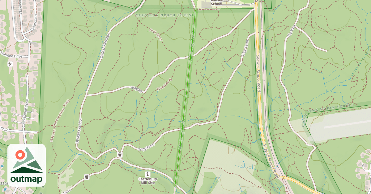 Map of Duke Energy Corridor