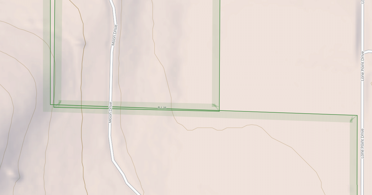 Map preview of BLM National GTLF Public Motorized Roads 23afeaf7-3a3e-4236-b4dd-46ecb5bf0af9