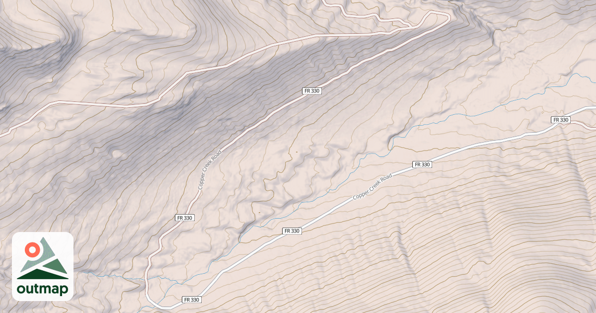 Map of COPPER CREEK