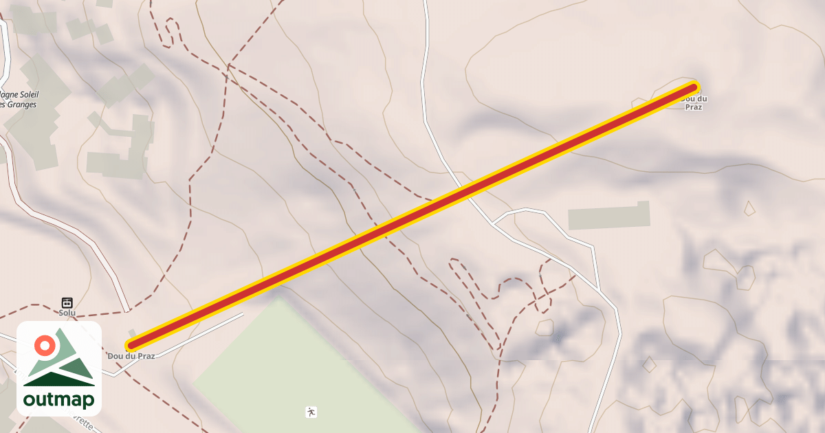 Map of Dou du Praz