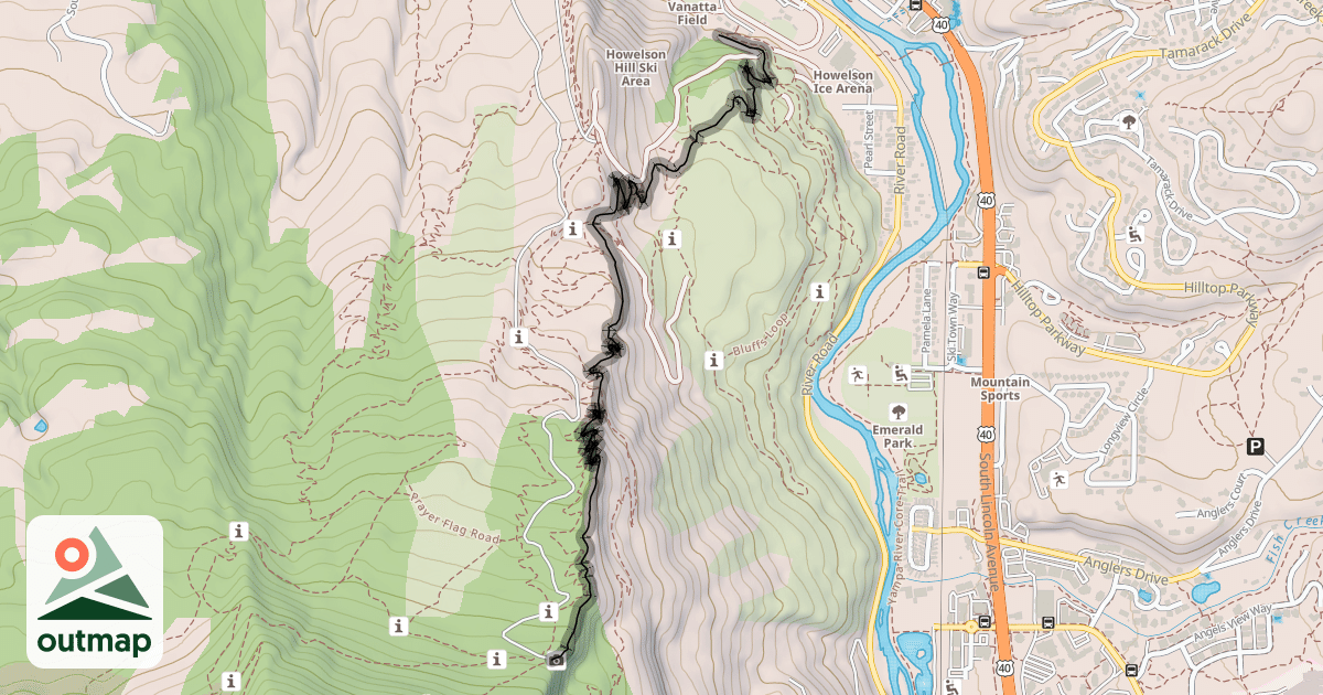Map of Highway to Hell