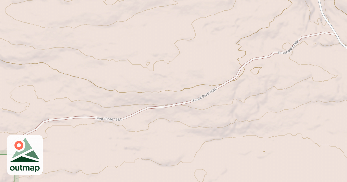 Map of BALLY CREEK SPUR A