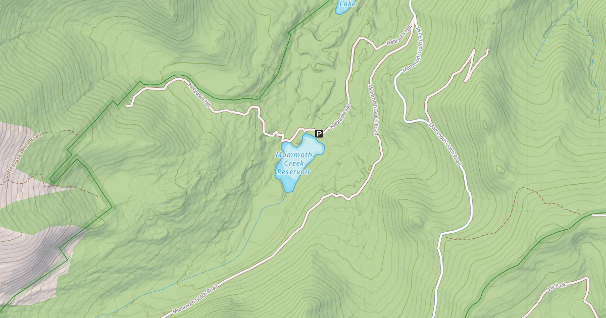 Map preview of MAMMOTH GULCH