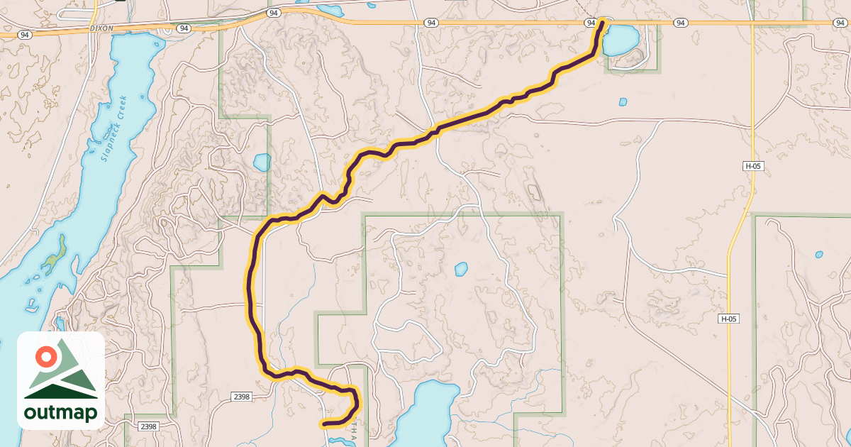 Map of Bay de Noc – Grand Island National Recreation Trail