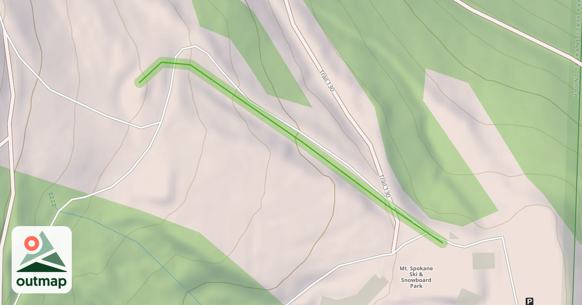 Map of Johnson's run