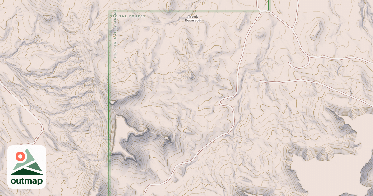Map of TRENK PASS