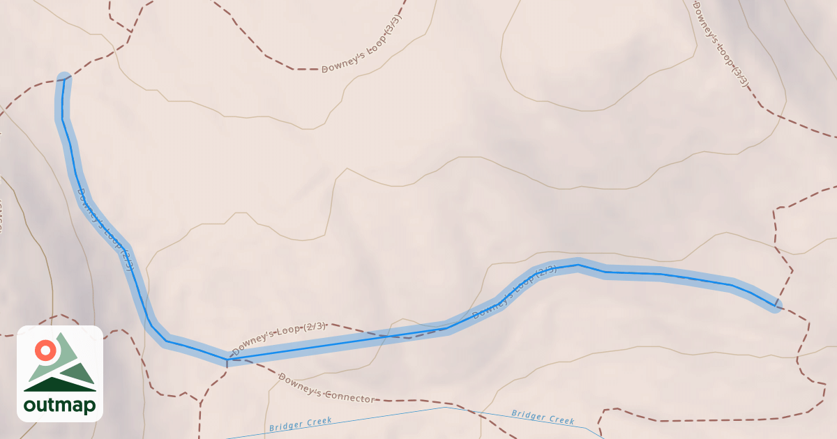 Map of Downey’s Loop (2/3)