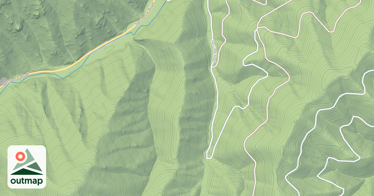 Map of (FDR) SURPRISE CREEK