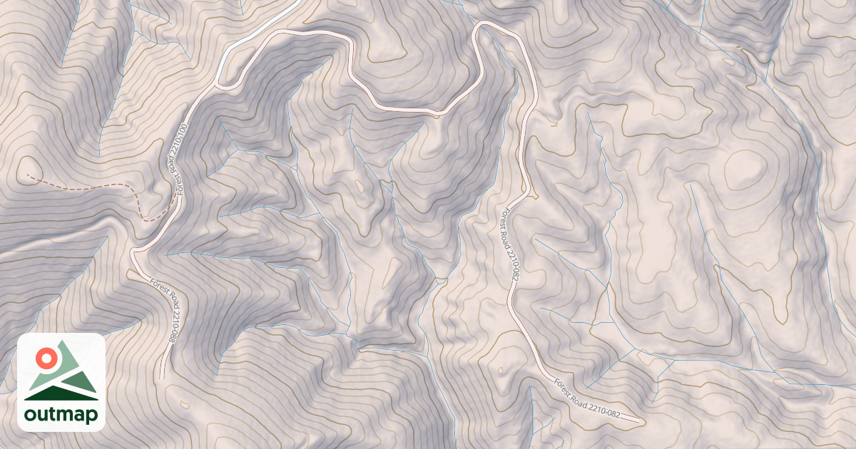 Map of USFS National Forest System Roads {E1BF0528-47FA-4572-AFEA-A098ACD9BCC3}