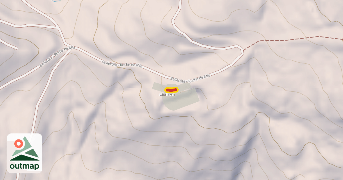 Map of Glaciers