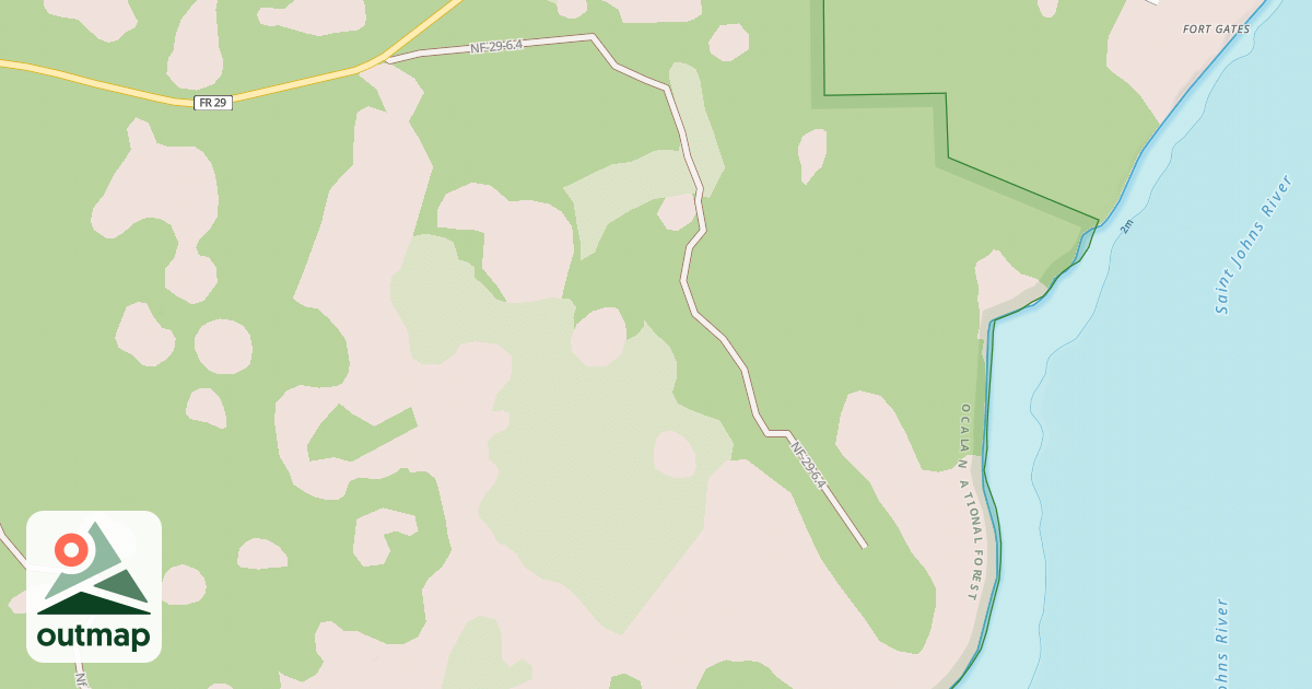 Map of USFS National Forest System Roads {D1B53001-4F61-4032-941B-F4292D495193}