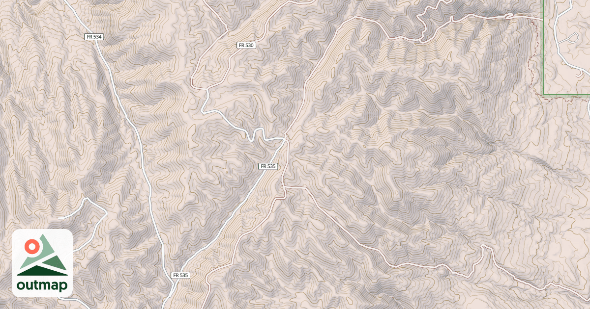 Map of SMOKEY BEAR HILL