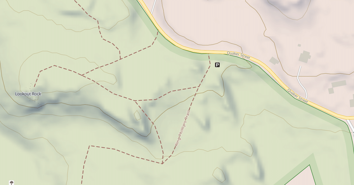Map preview of Lookout Rock Trail