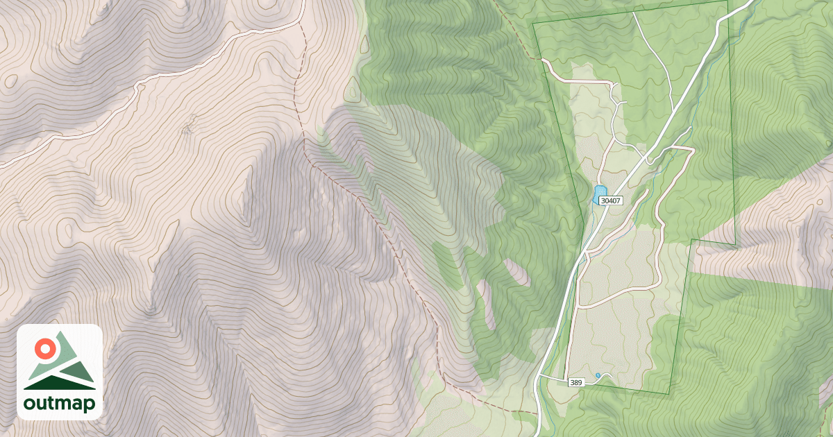 Map of SLATE ROCK