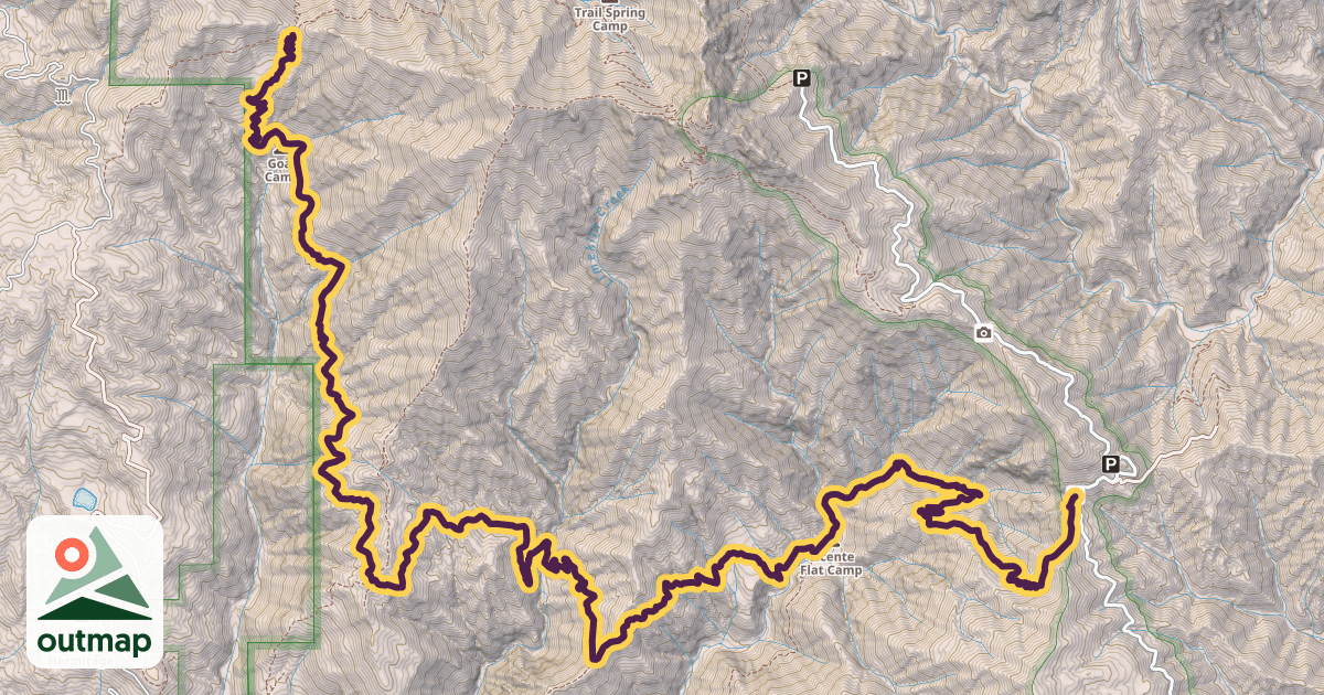 Map of Stone Ridge Trail