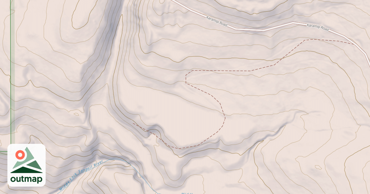 Map of USFS Motor Vehicle Use Map Roads {04D37C72-4396-46EF-9967-4ADFF4D47F4A}