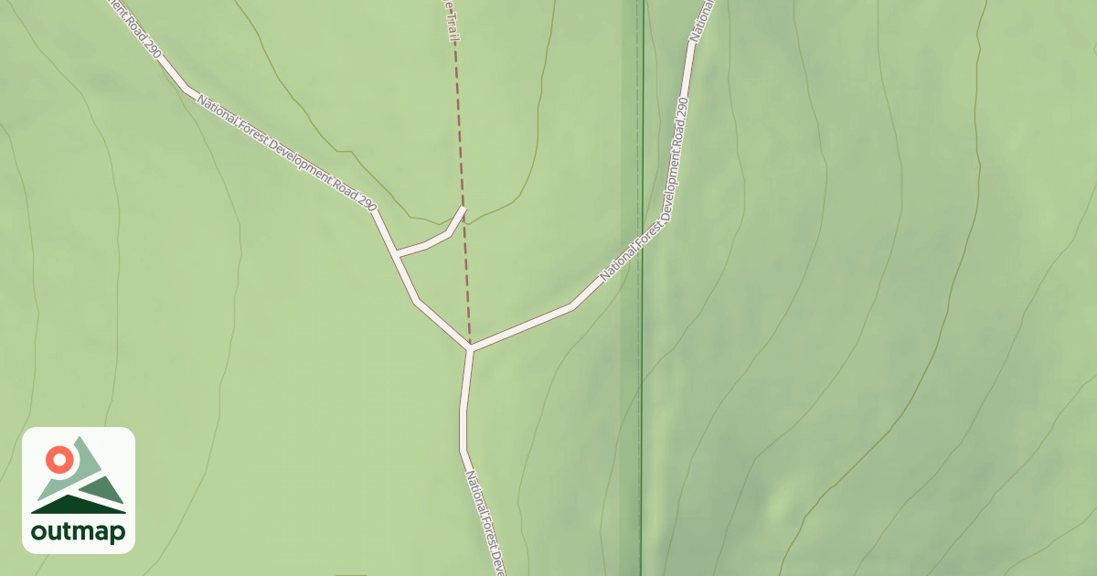 Map of CALISPELL RIDGE
