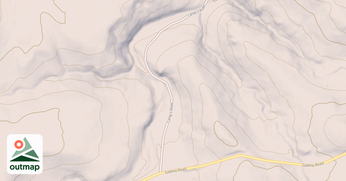 Map of GALENA BR 4D