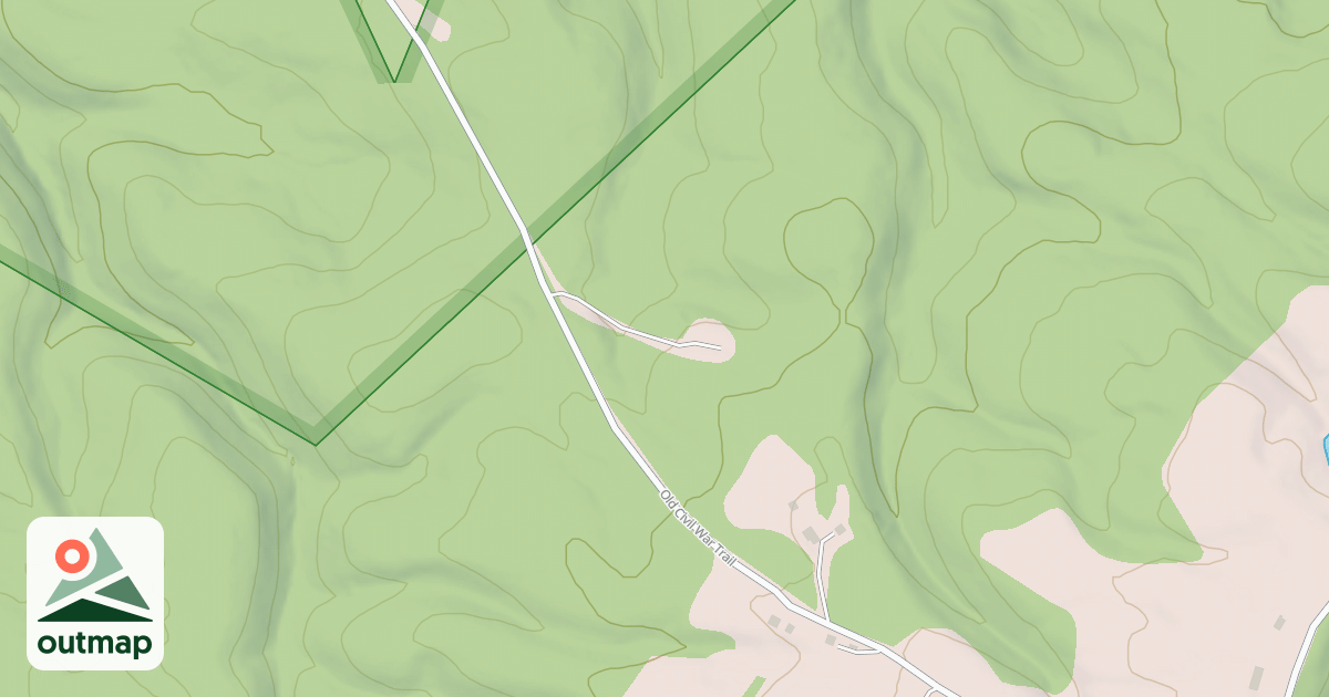 Map of BIG RUN RD (OLD CIVIL WAR TR)