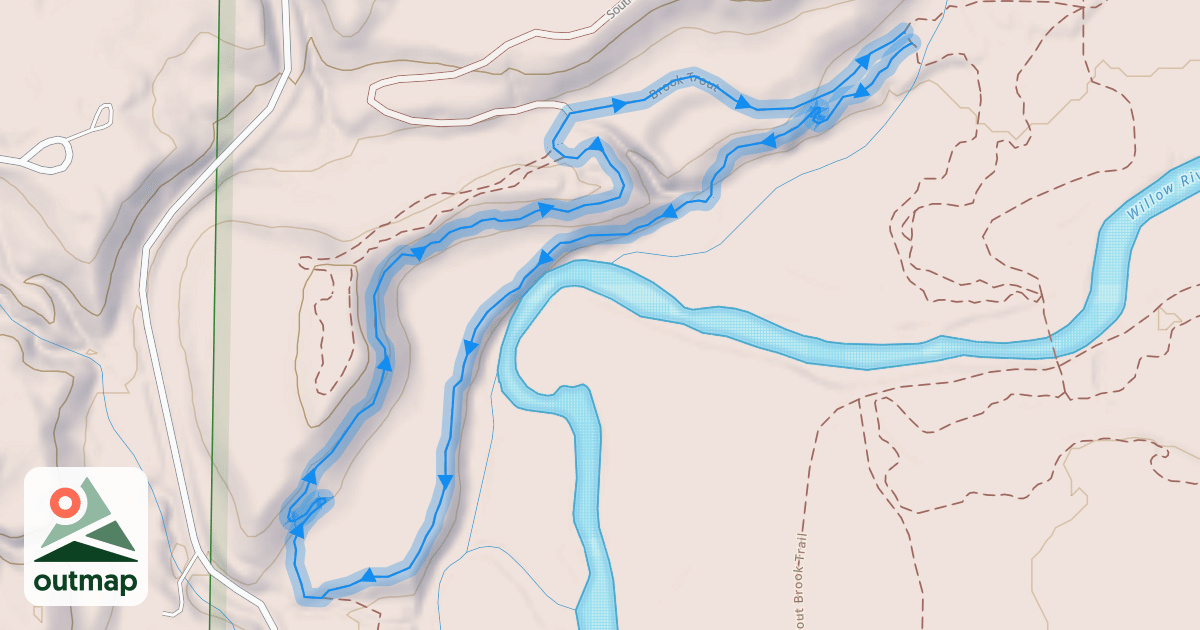 Map of Brook Trout