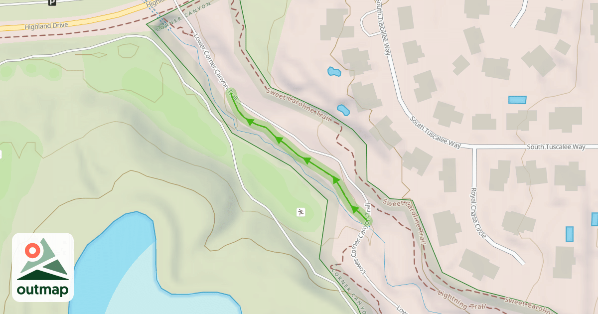 Map of Rust Trail - XYZ Section