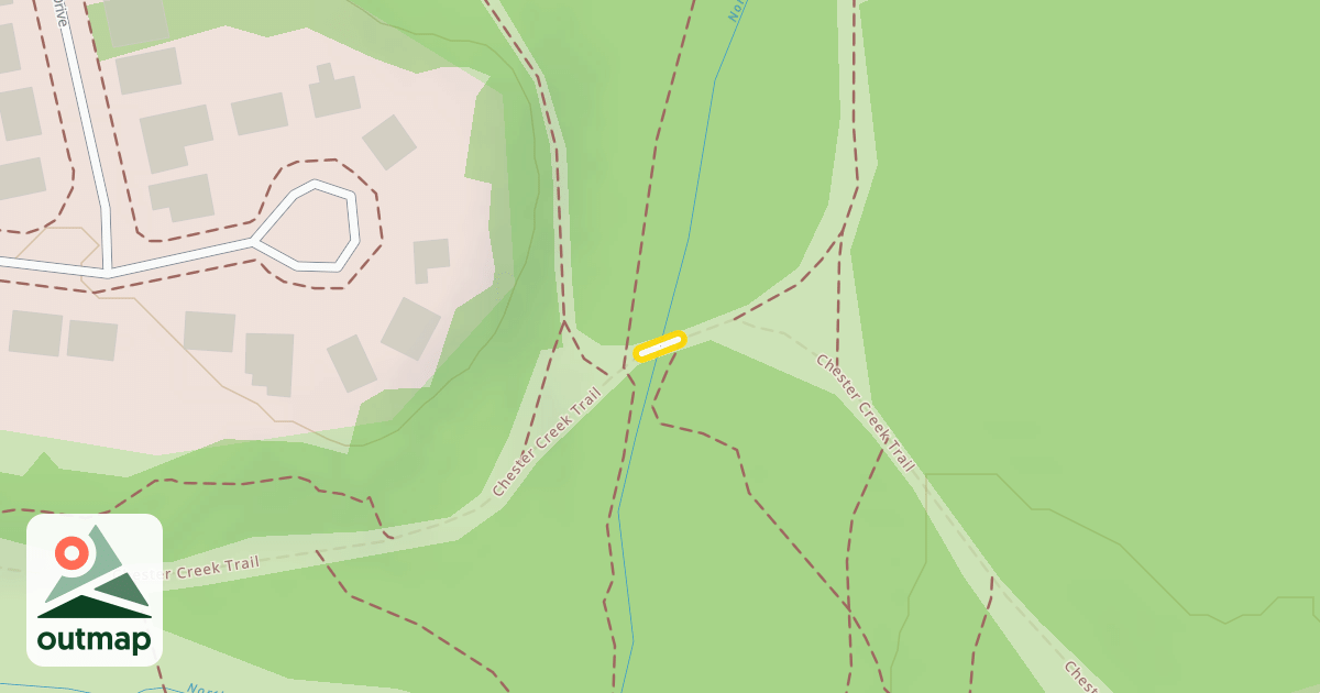 Map of Chester Creek Trail