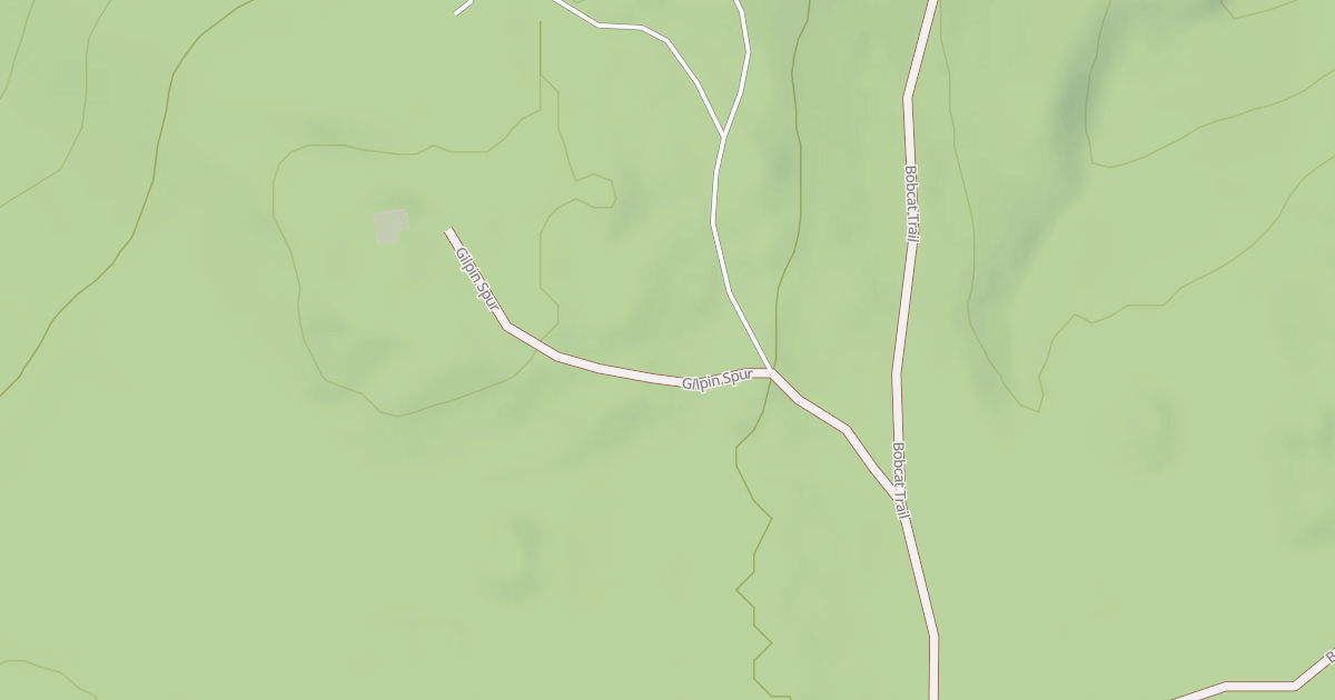 Map preview of GILPIN SPUR