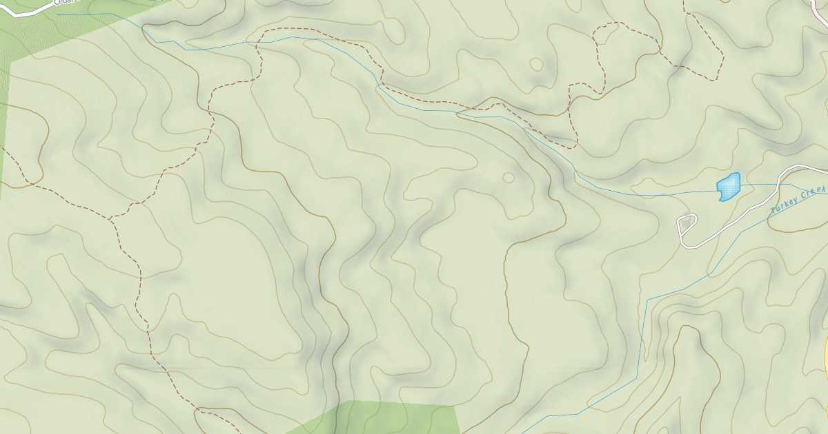 Map preview of Turkey Creek