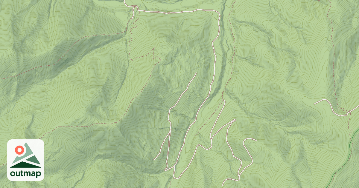 Map of EAST FORK BOULDER CREEK
