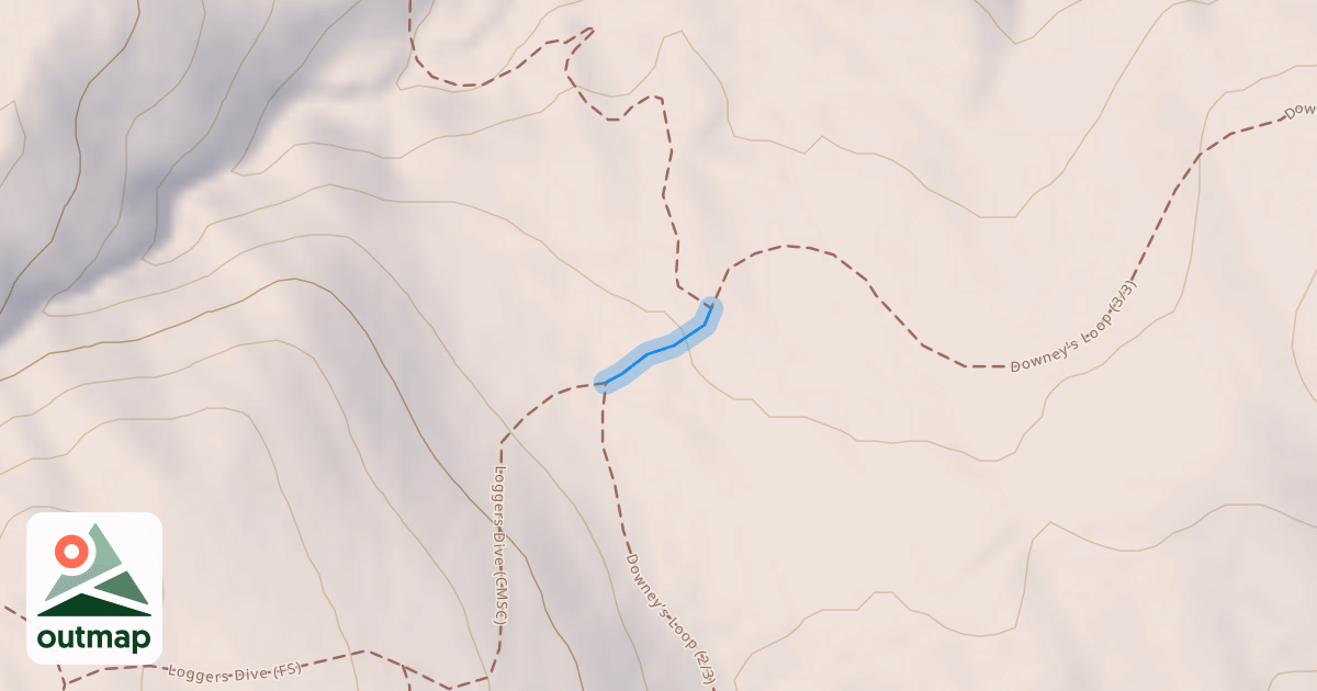 Map of Downey’s Loop (2/3)